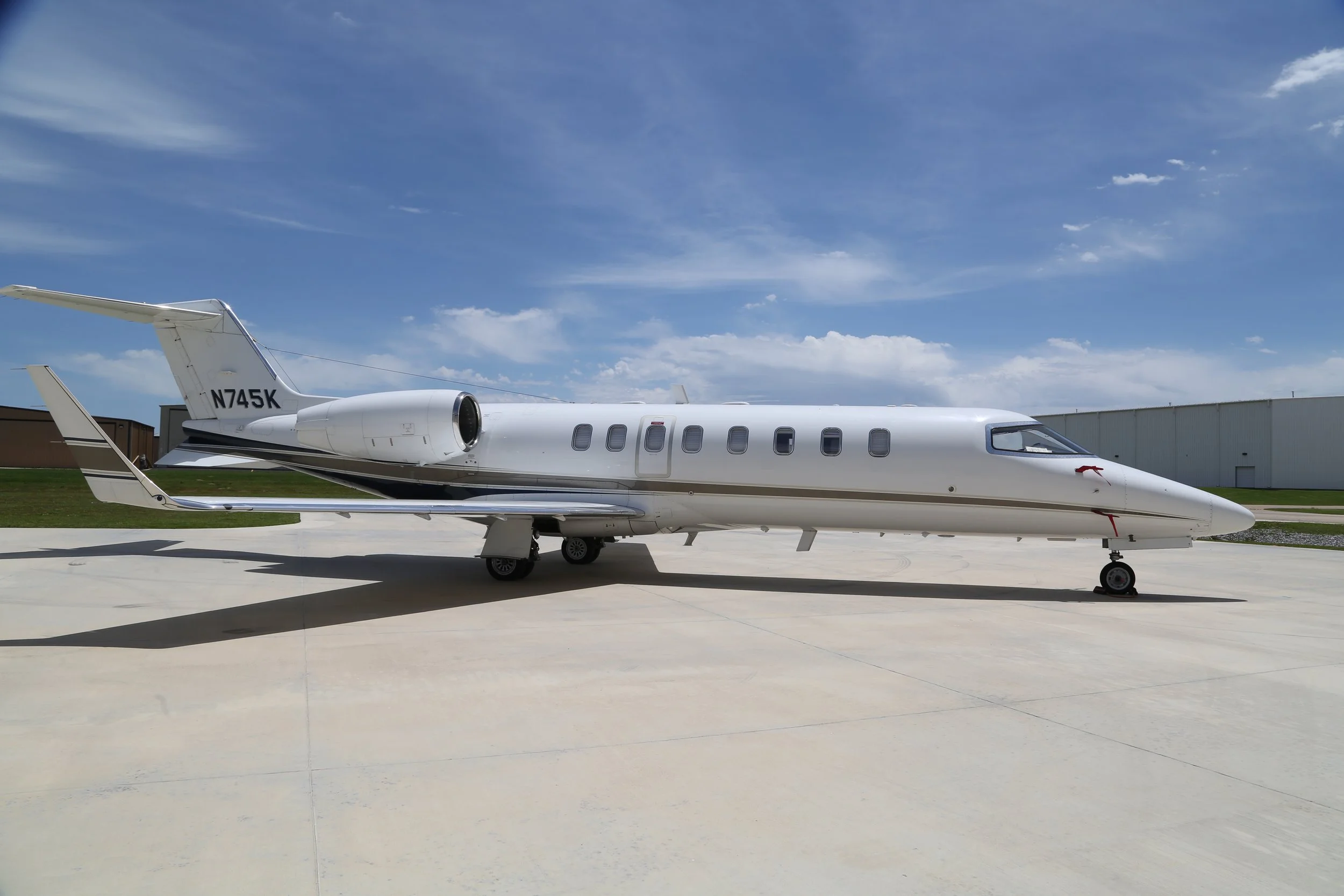 Private 『J』 Private jets parked at the Friedman Memorial Airport during